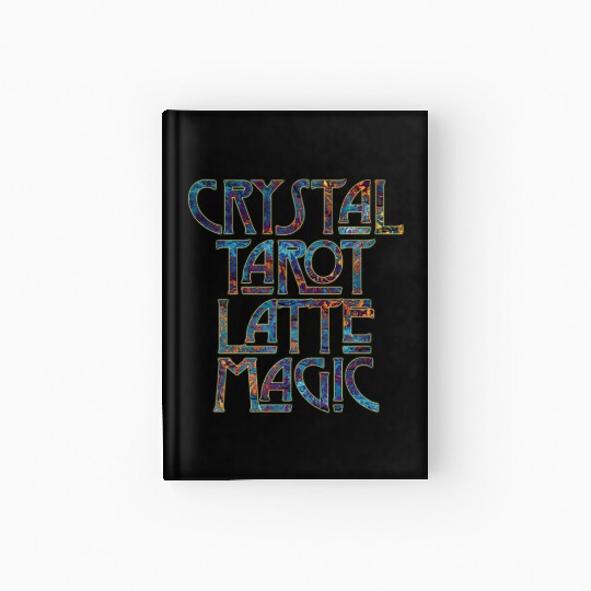 Crystal Tarot Latte Magic-Coffee Coven Collective Hardcover Journal