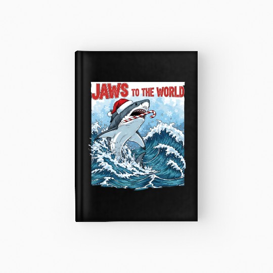 Jaws to the World – Christmastime Shark Attack Hardcover Journal