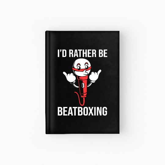 Beatbox Hip Hop Street Style Beatboxer Hardcover Journal
