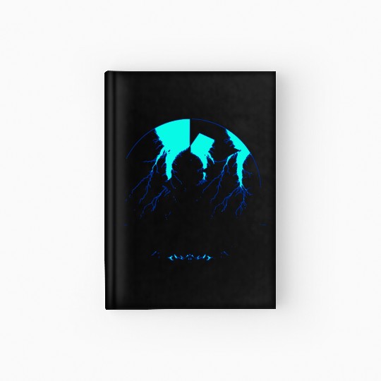 Royal Blue Lightning shadow Hardcover Journal