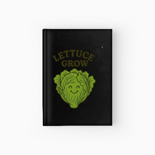 Vegetable Gardening Lettuce Hardcover Journal