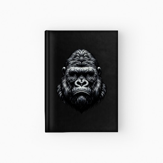 Primal Gaze Gorilla Hardcover Journal