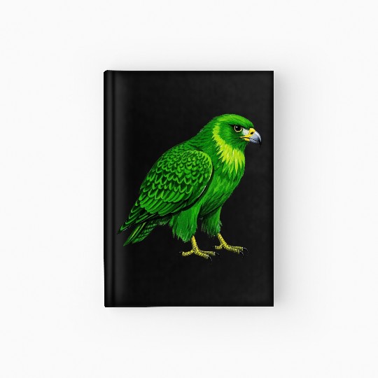 Green hawk Hardcover Journal