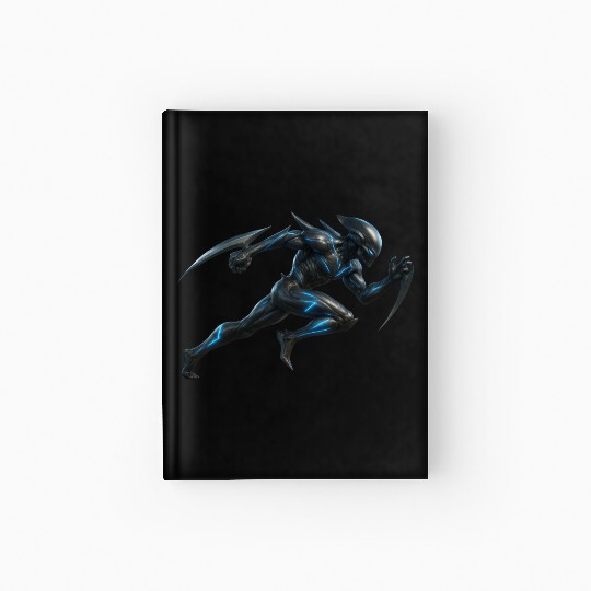 Velocity Alien (Speedster) hyper realistic Hardcover Journal