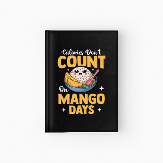 Mango Sticky Rice Thai Street Food Hardcover Journal