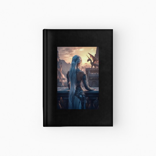 Dragon Queen at Sunset Hardcover Journal