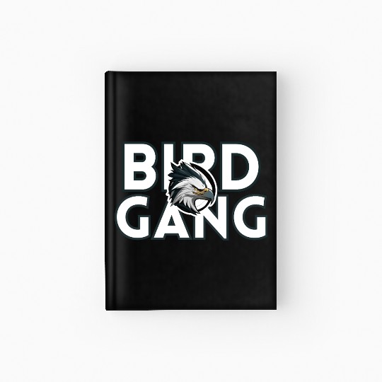 Eagle Head Bird Gang Logo Design Hardcover Journal