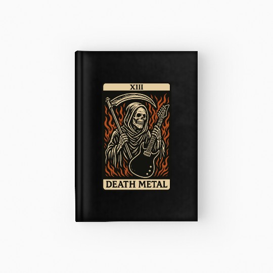 Death Metal (Card XIII) Hardcover Journal