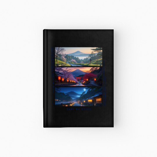003 - Serene Mount Fuji Nightscapes Hardcover Journal