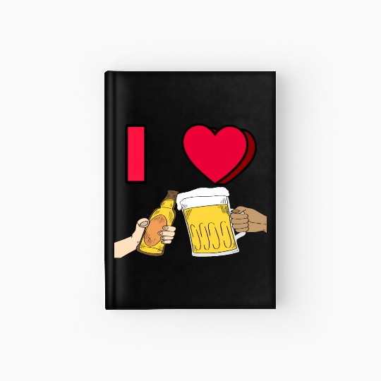 I LOVE BEER #1 Hardcover Journal