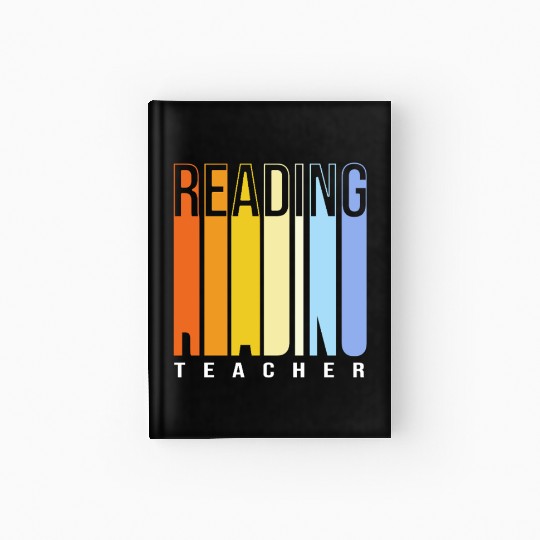 Back To School Reading Teacher Hardcover Journal