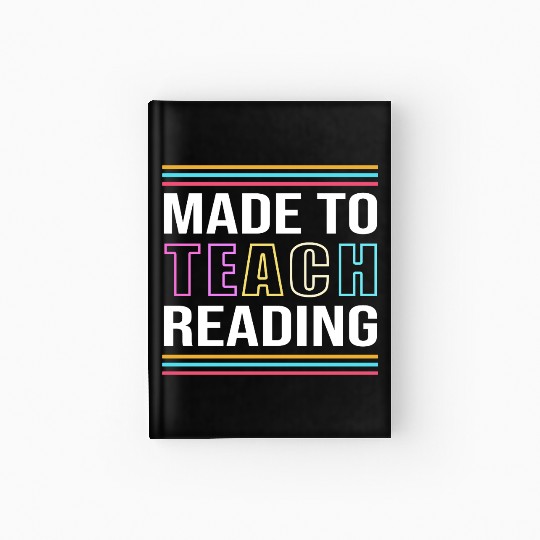 Back To School Reading Teacher Hardcover Journal