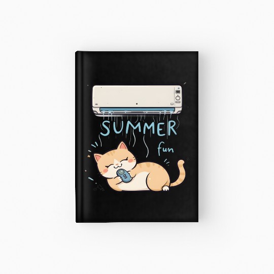 Funny Cat Hardcover Journal | Retro Cat Meme Hardcover Journal