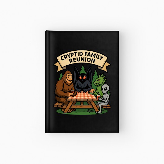 Cryptid Family Reunion Hardcover Journal