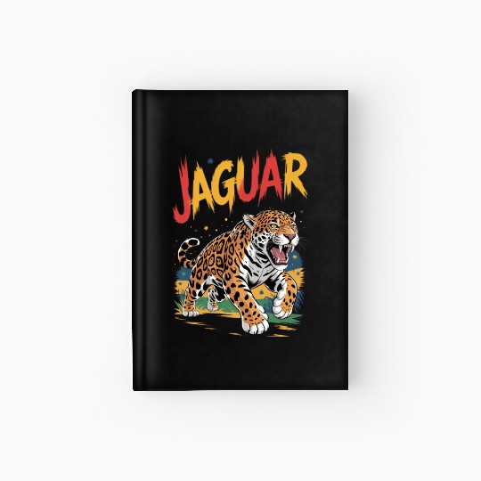Vivid Jaguar Bold Print Hardcover Journal