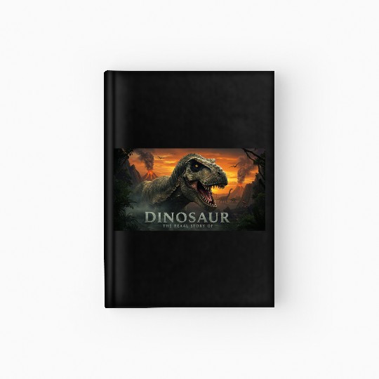 A cinematic book cover illustration  Hardcover Journal