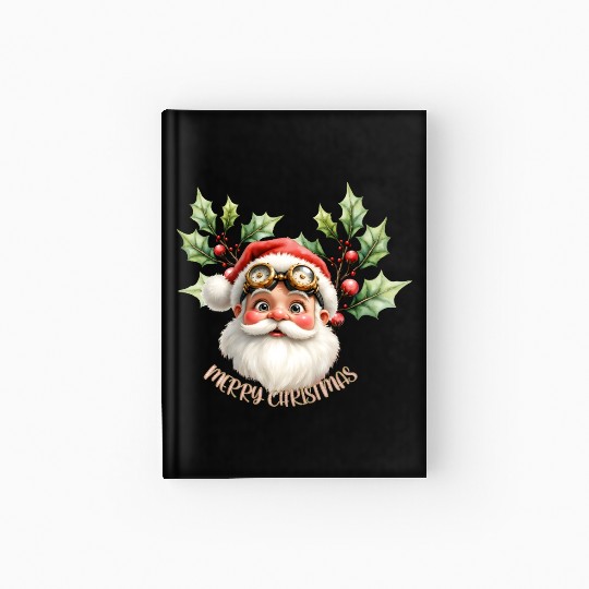 Cute Santa Claus Hardcover Journal