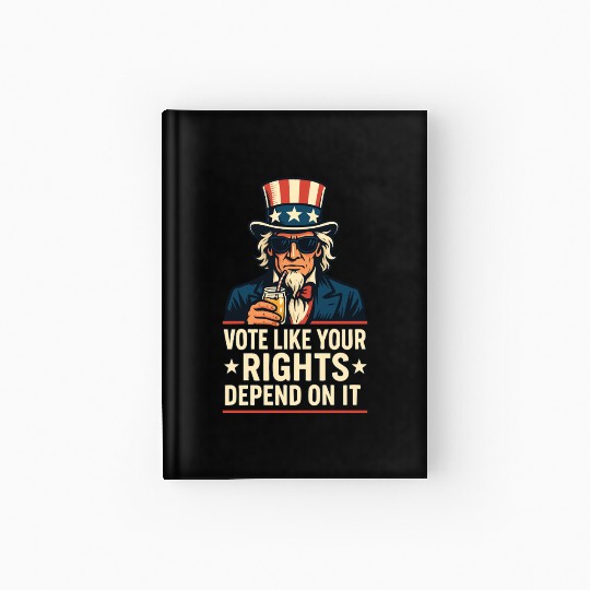 Vote Like It Matters - Democracy Defender Hardcover Journal