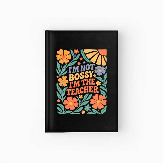 Floral Teacher Affirmation Hardcover Journal