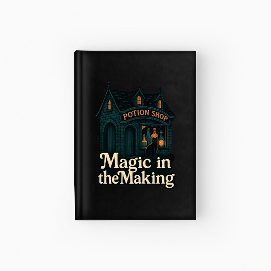 Potion Shop Witchcraft Design Hardcover Journal