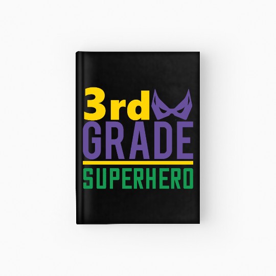 3rd Grade Superhero Hardcover Journal