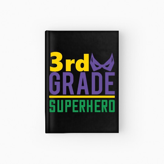 3rd Grade Superhero Hardcover Journal
