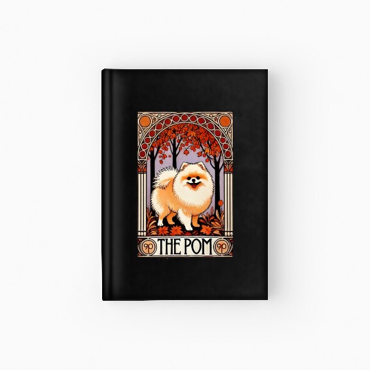 The Pom Tarot Card – Pomeranian Dog Arcana Hardcover Journal