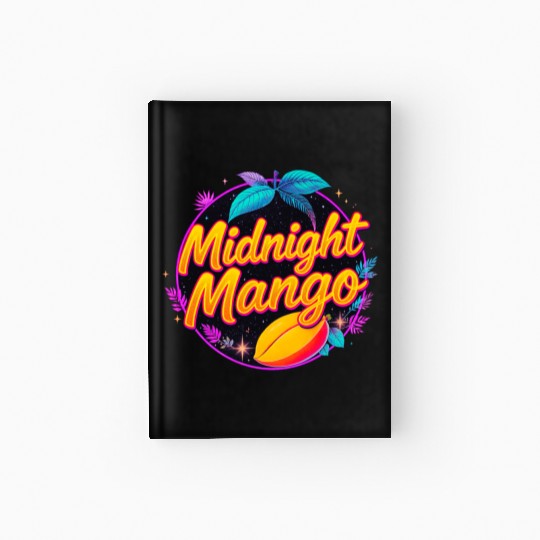 Nighttime Mango Bright Design Hardcover Journal