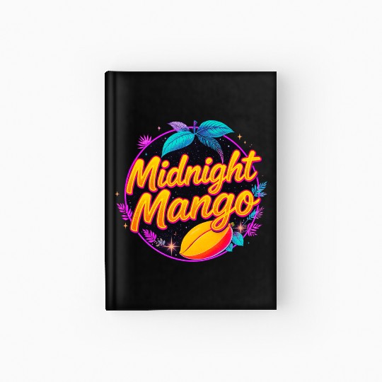 Nighttime Mango Bright Design Hardcover Journal