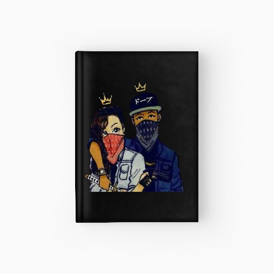 Urban Rebels Masked Duo Hardcover Journal Design