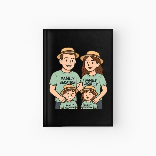 Family Vacation Matching Hardcover Journal