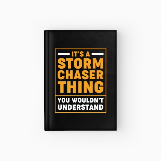 Storm Chaser Stormtrooper Weather Hardcover Journal