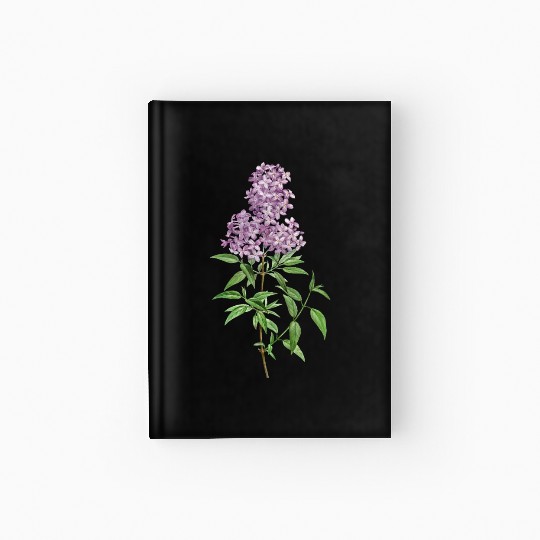 Lavender Bloom Botanical Illustration Hardcover Journal
