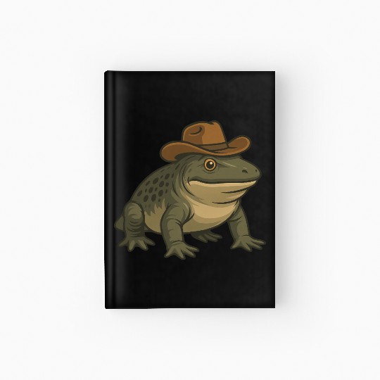 Prehistoric amphibian cartoon Texas evolution rept Hardcover Journal