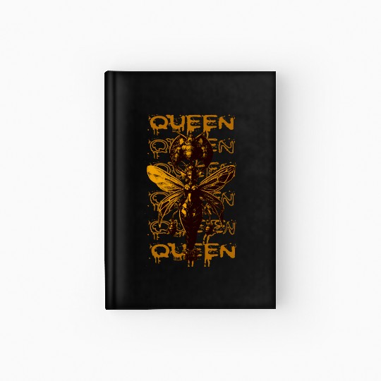 Queen Bee Warrior – Dark Fantasy Insect Art Hardcover Journal