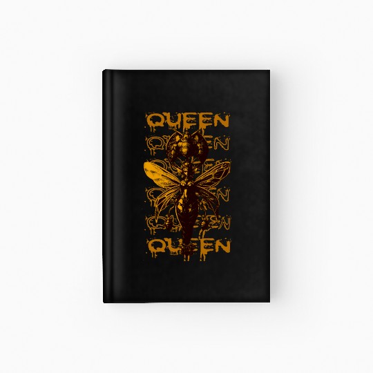Queen Bee Warrior – Dark Fantasy Insect Art Hardcover Journal