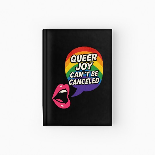 Queer Pride Queer Joy LGBTQ+ Affirmation Trans Hardcover Journal
