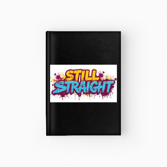 Still Straight Yellow and Teal Hardcover Journal