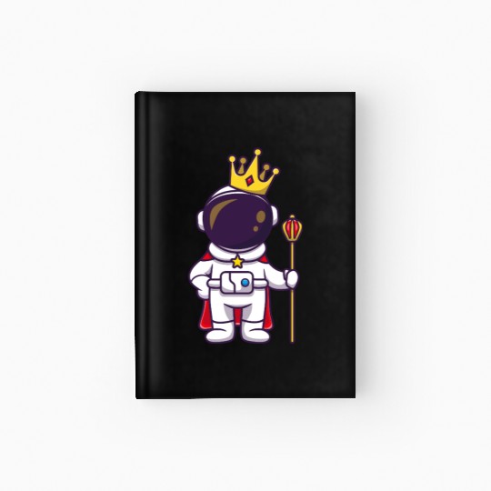 Royal Astronaut Kid Design Hardcover Journal