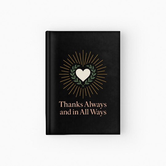 Gratitude Mindfulness Positive Affirmation Daily Hardcover Journal