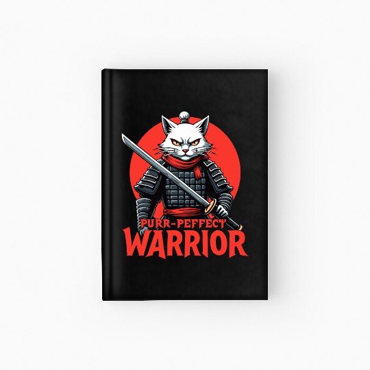 Purr-Perfect Warrior Cat Design Hardcover Journal