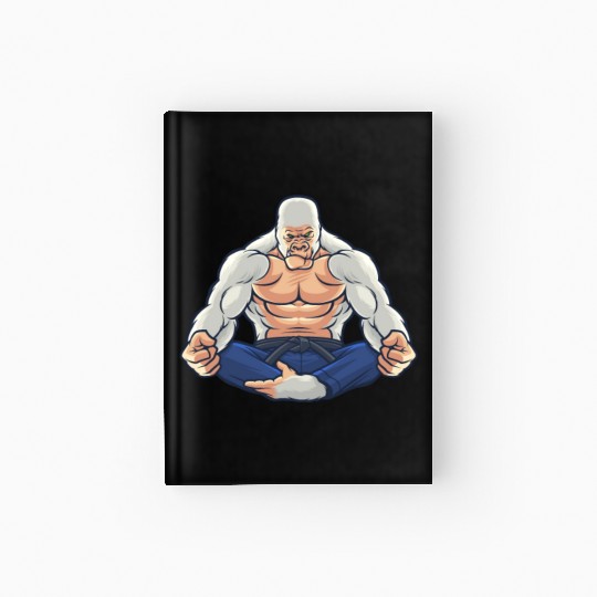 Armored Gorilla Meditation - Yoga Hardcover Journal