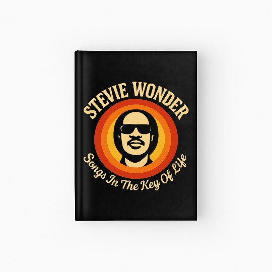Stevie Wonder Hardcover Journal rtro vintage Songs in the