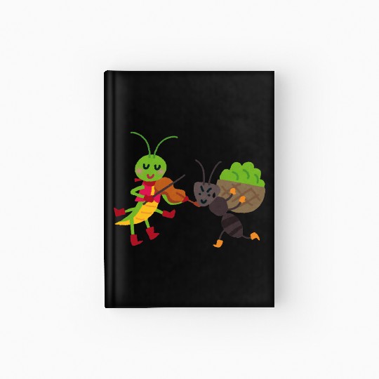 Work Hard, Play Loud – Ant & Cicada LifeTee Hardcover Journal