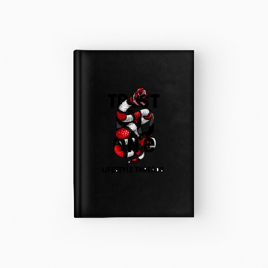 Trust No One Snake Graphic Hardcover Journal – Lifestyle Thr