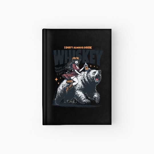Western Girl and Whiskey Hardcover Journal
