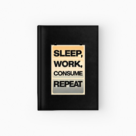 Motivational Cycle Print for Active Lifestyle Hardcover Journal