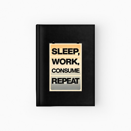 Motivational Cycle Print for Active Lifestyle Hardcover Journal