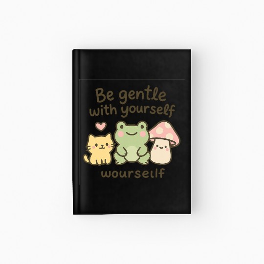 Gentle Nature Affirmation Design Hardcover Journal