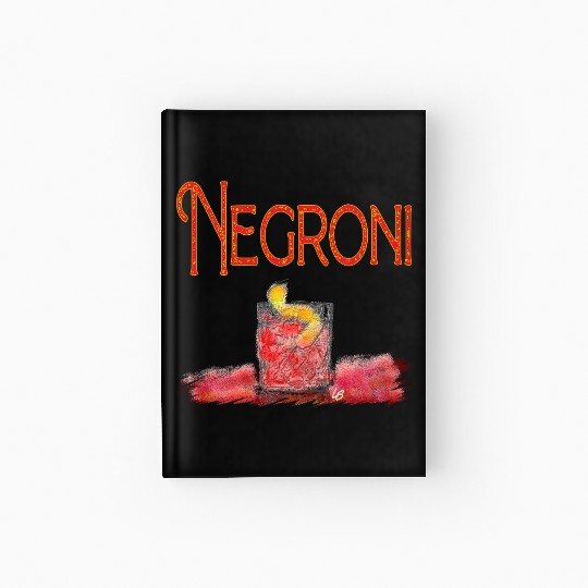 Negroni Cocktail_2 Hardcover Journal